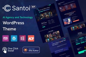 Santoi – AI Agency and Technology WordPress Theme