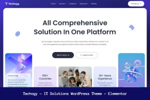 Techogy – IT Solutions WordPress Theme