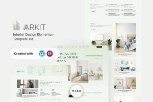 Aarkit – Interior Design Elementor Template Kit
