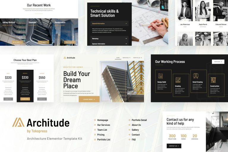 Bianca – Architecture Agency & Interior Design Elementor Template Kit