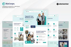 Bizcorpo – Corporate Business & Portfolio Elementor Template Kit