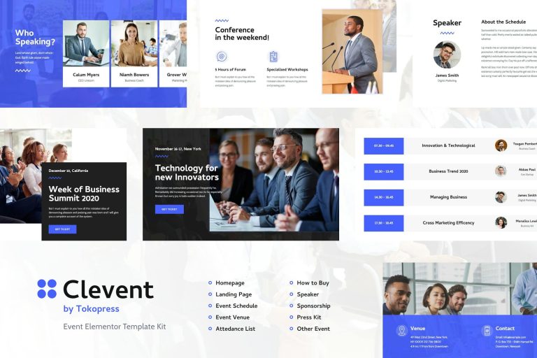 Acara – Event and Conference Elementor Template Kit