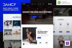Danse – Dance School and Studio Elementor Template Kit