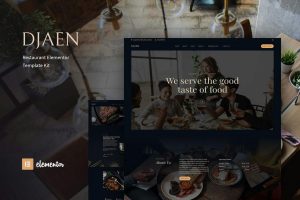 Djaen – Restaurant Elementor Template Kit