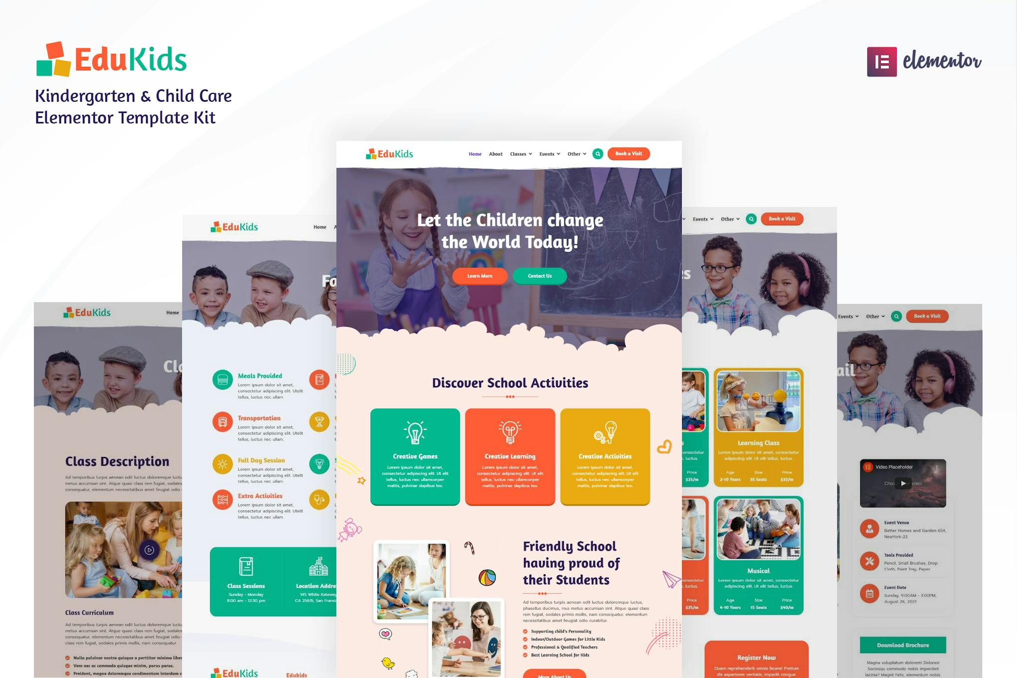 Edukids- Kindergarten and Child Care Template Kit
