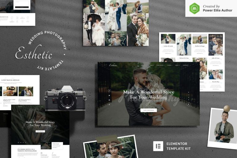 Esthetic – Wedding Photography FSE WordPress Theme