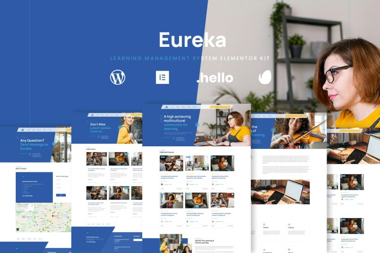 Eureka – Online Learning Elementor Template Kit