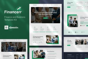 Financerr – Business & Finance Template Kit