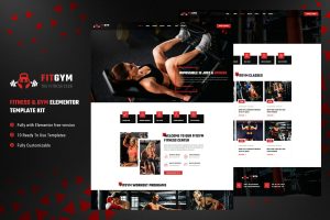 FitGym – Fitness & Gym Elementor Template Kit