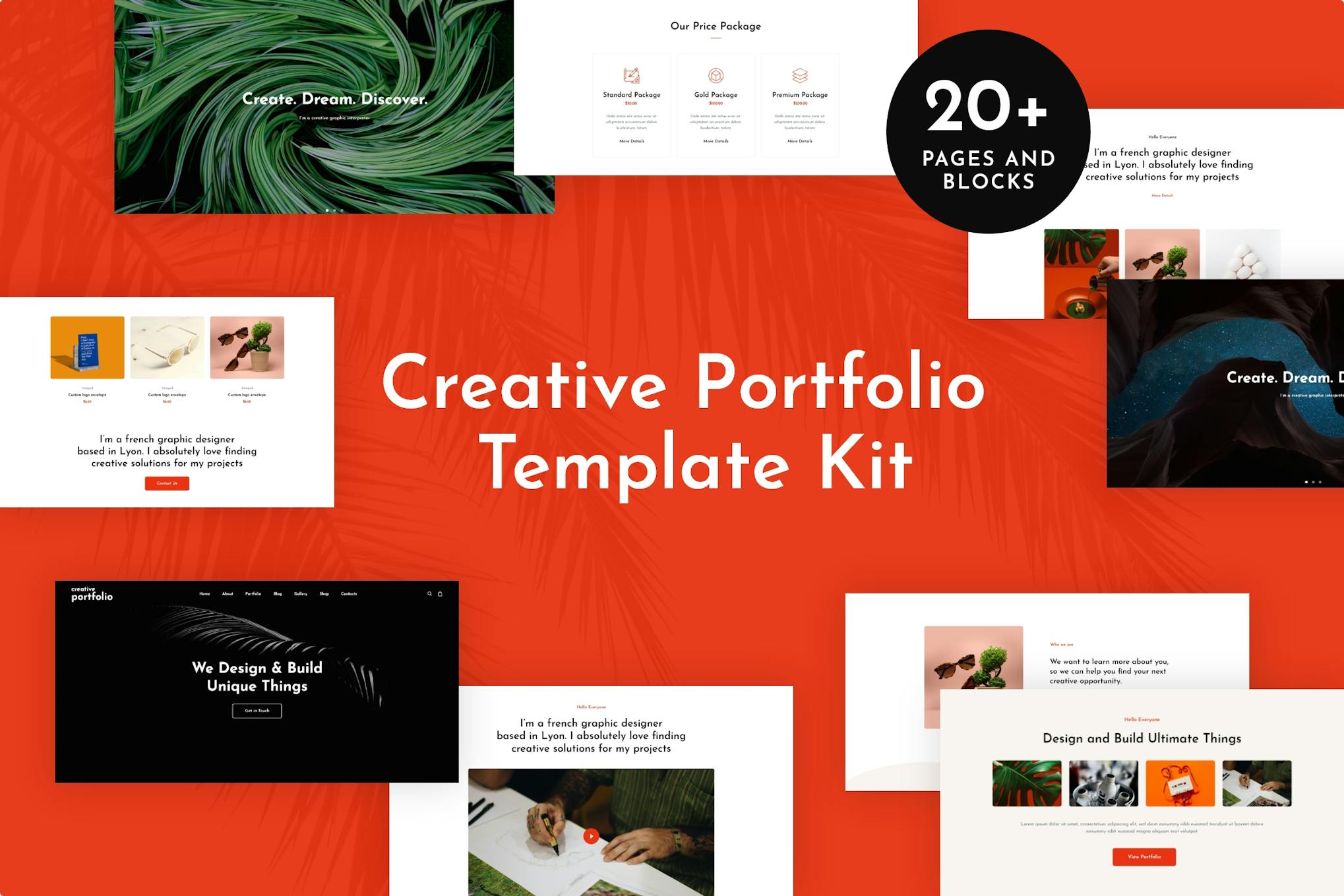 Helion- Creative Portfolio Elementor Template Kit