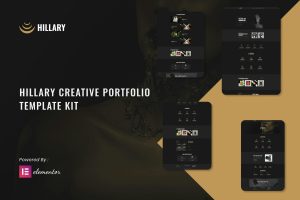 Hillary – Creative Portfolio Elementor Template Kit