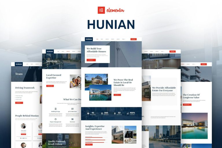 H-Estate – Real Estate Elementor Template Kit