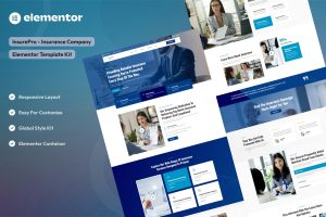 Insure – Insurance Company Elementor Template Kit