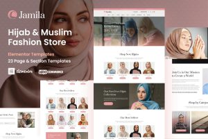 Jamila – Hijab & Muslim Fashion Store Elementor Pro Template Kit
