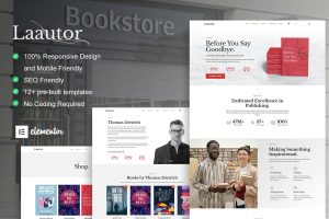 LaAutor – Author and Publisher Elementor Template Kit