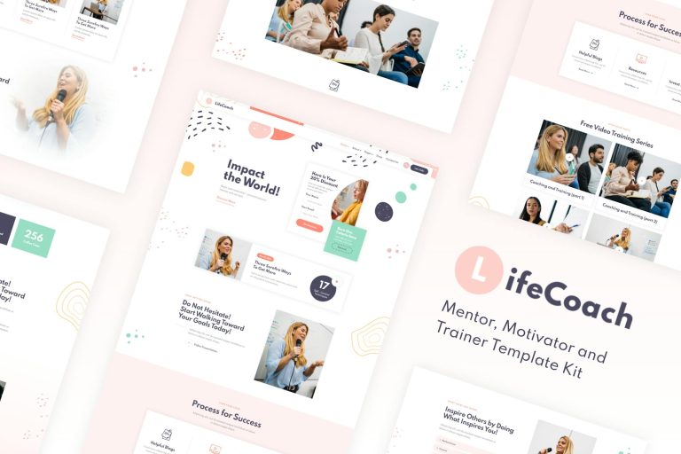 LifeCoach – Mentor and Trainer Template Kit