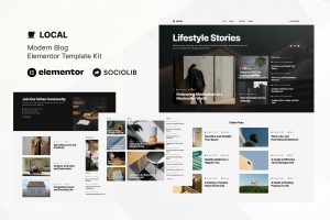 Local – Modern Blog & Magazine Elementor Template Kit