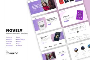 Novely – Book Store Elementor Template Kit