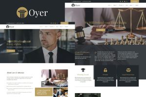 Oyer – Lawyer & Attorney Elementor Template Kit