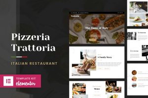 Pizzeria Trattoria – Italian Restaurant Elementor Template Kit