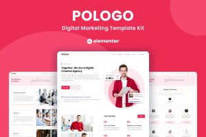 Pologo – Digital Marketing Elementor Template Kit