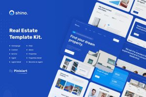 Shino – Apartment & Single Property Real Estate Elementor Template Kit