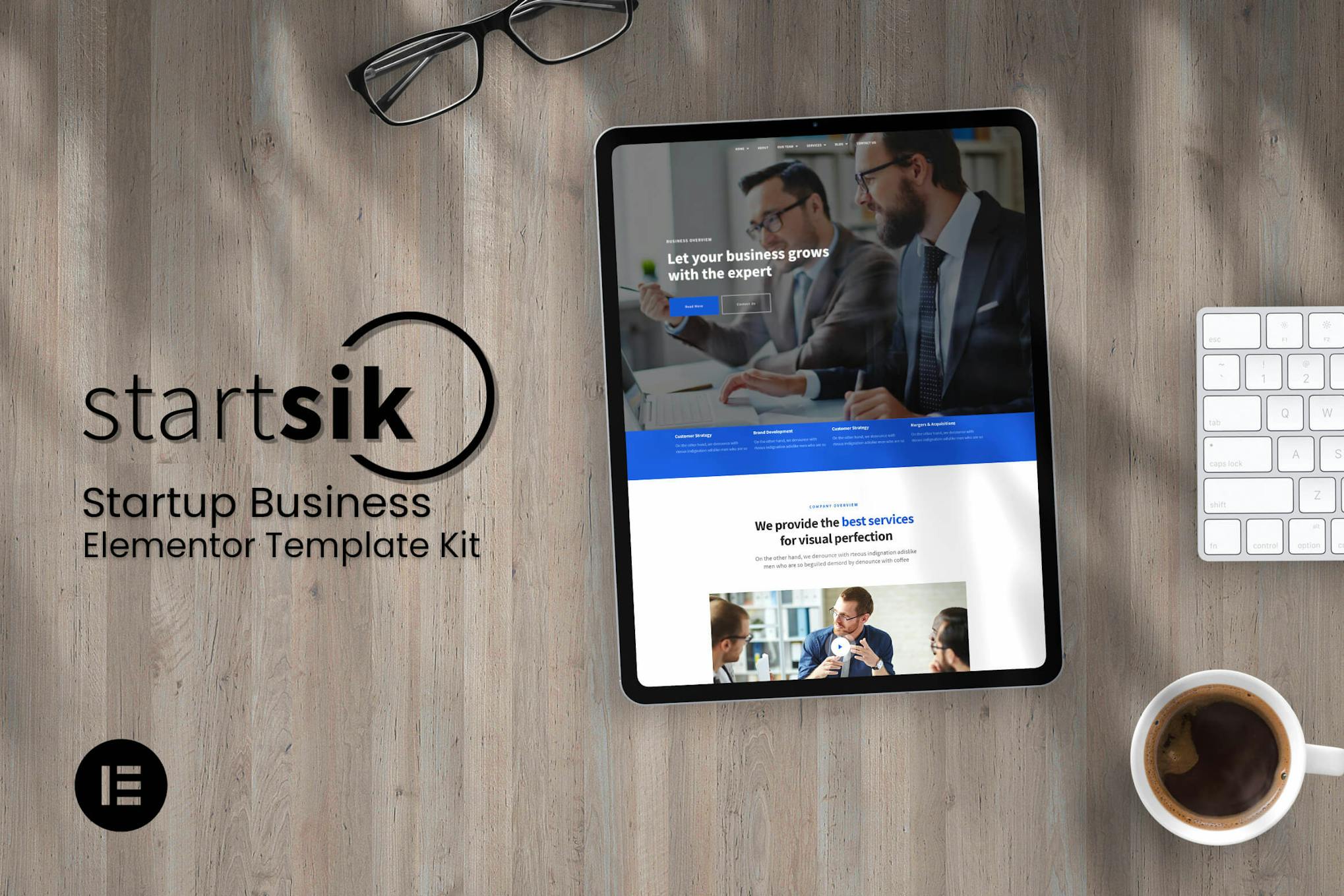 Startsik- Startup Business Elementor Template Kit