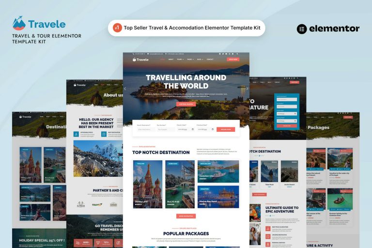 Travele – Travel & Tour Agency HTML Template