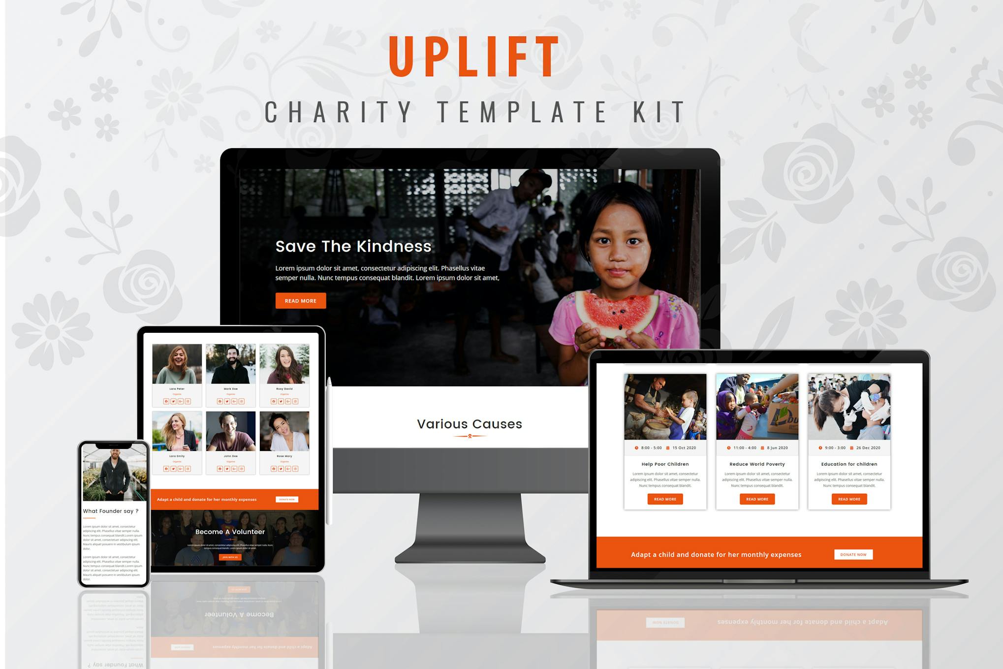 Uplift- Charity Template Kit
