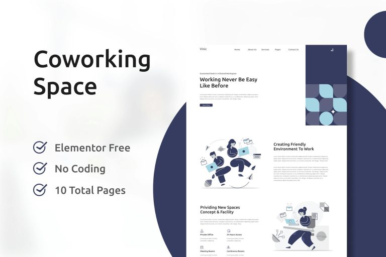 Ingl – Coworking Space Elementor Template Kit
