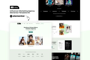Virly – Influencer Marketing Agency Elementor Template Kit