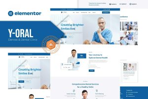 Y-Oral – Dentist & Dental Clinic Elementor Template Kit