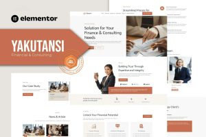 Yakutansi – Finance and Consulting Elementor Template Kit