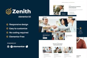 Zenith – Investment & Business Opportunity Elementor Template Kit