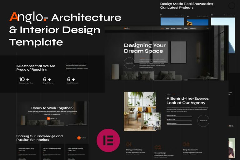 Anglo – Architecture & Interior Design Template