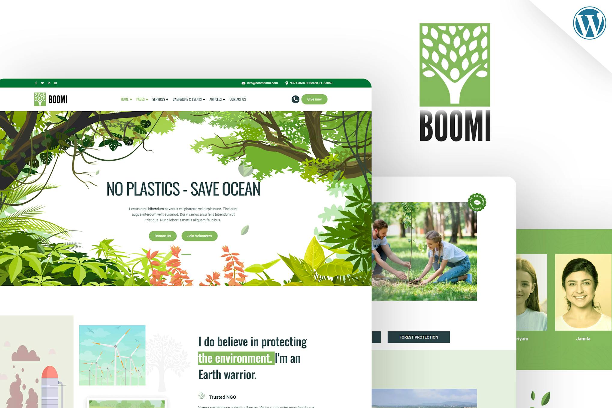 Boomi - Environment & Ecology 1.0.8 WordPress Theme