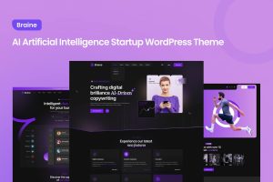 Braine – Digital AI Tech Software WordPress Theme