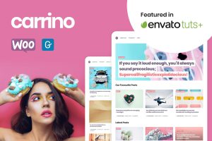 Carrino – An Exciting Gutenberg Blog WordPress Theme