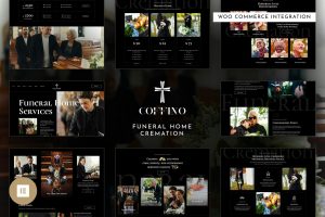 Coffino – Funeral Home Services & Cremation Elementor Pro Template Kit