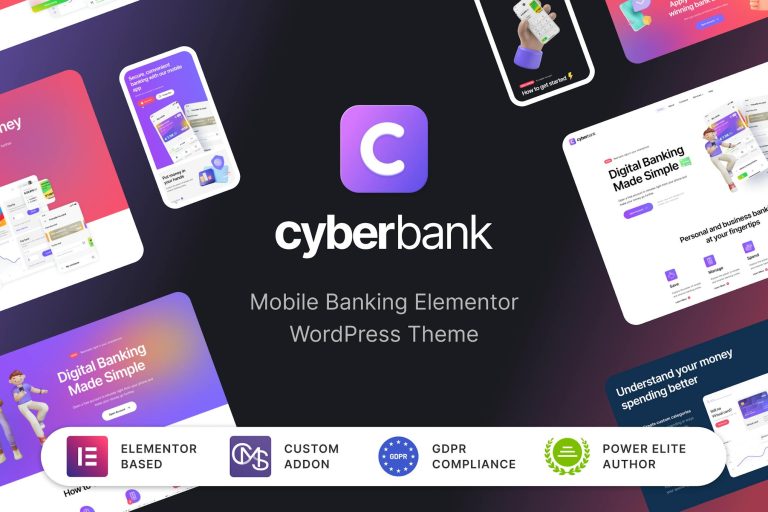 Cyberbank – Business and Finance WordPress Theme