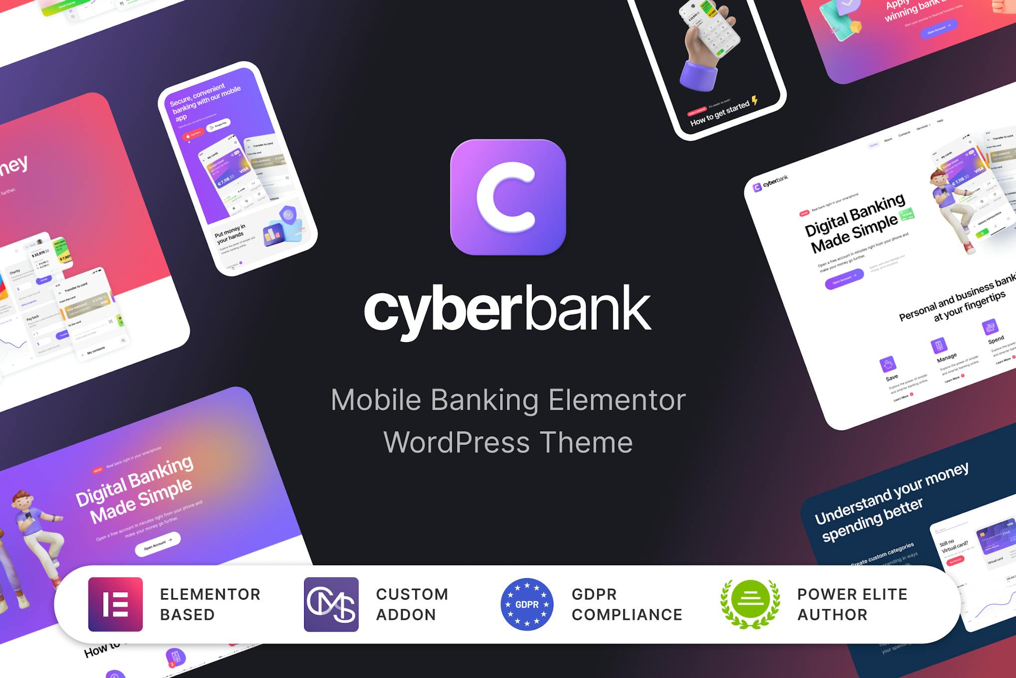 Cyberbank- Business and Finance 1.0.15 WordPress Theme
