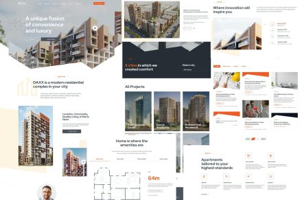 DAXX- Apartment Complex 1.0 WordPress Theme