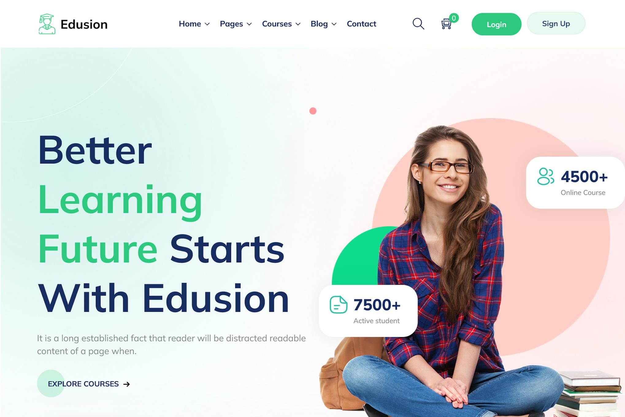 Edusion- Education LMS 1.5 WordPress Theme