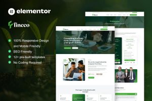Fincco – Finance & Investment Company Elementor Pro Template Kit