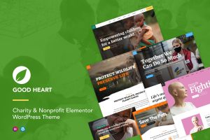 GoodHeart – Charity & Nonprofit Elementor WordPress