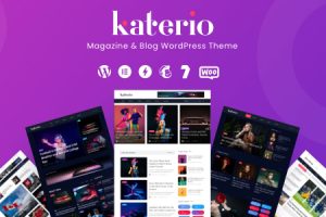 Katerio – Magazine & Blog WordPress Theme