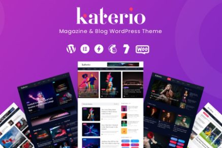 Katerio- Magazine & Blog 1.5 WordPress Theme