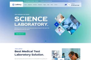 Labtory – Laboratory and Science WordPress Theme