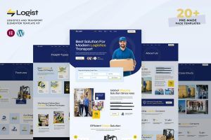 Logist – Logistics And Transport Elementor Pro Template Kit