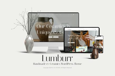 Lumburr- Handmade & Ceramics 1.0.2 WordPress Theme